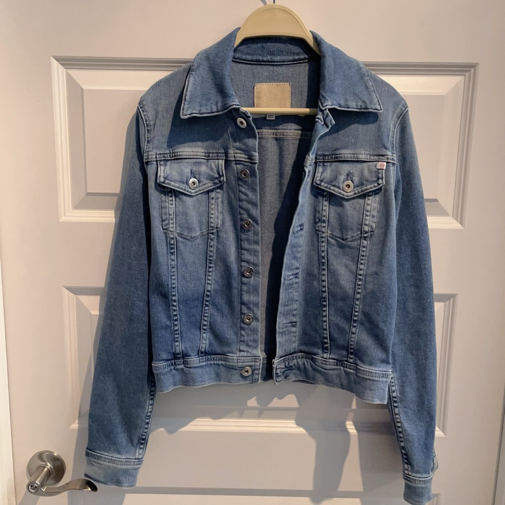 AG Robyn Light Medium Blue Denim Jacket